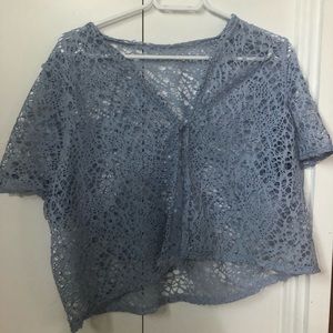Vintage blouse/ swimsuit cover up.